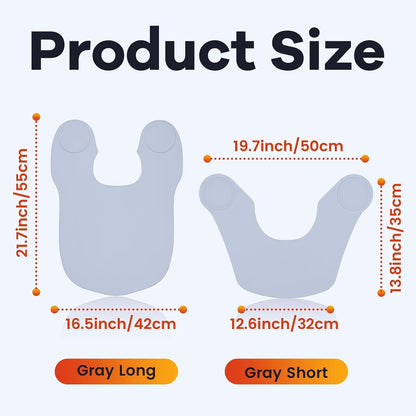 Wokyo Silicone Hair Cutting Collar, Non-slip Hair Cutting Mat Haircut Cape Catcher Neck Wrap Guard Neck Fitting Accessories