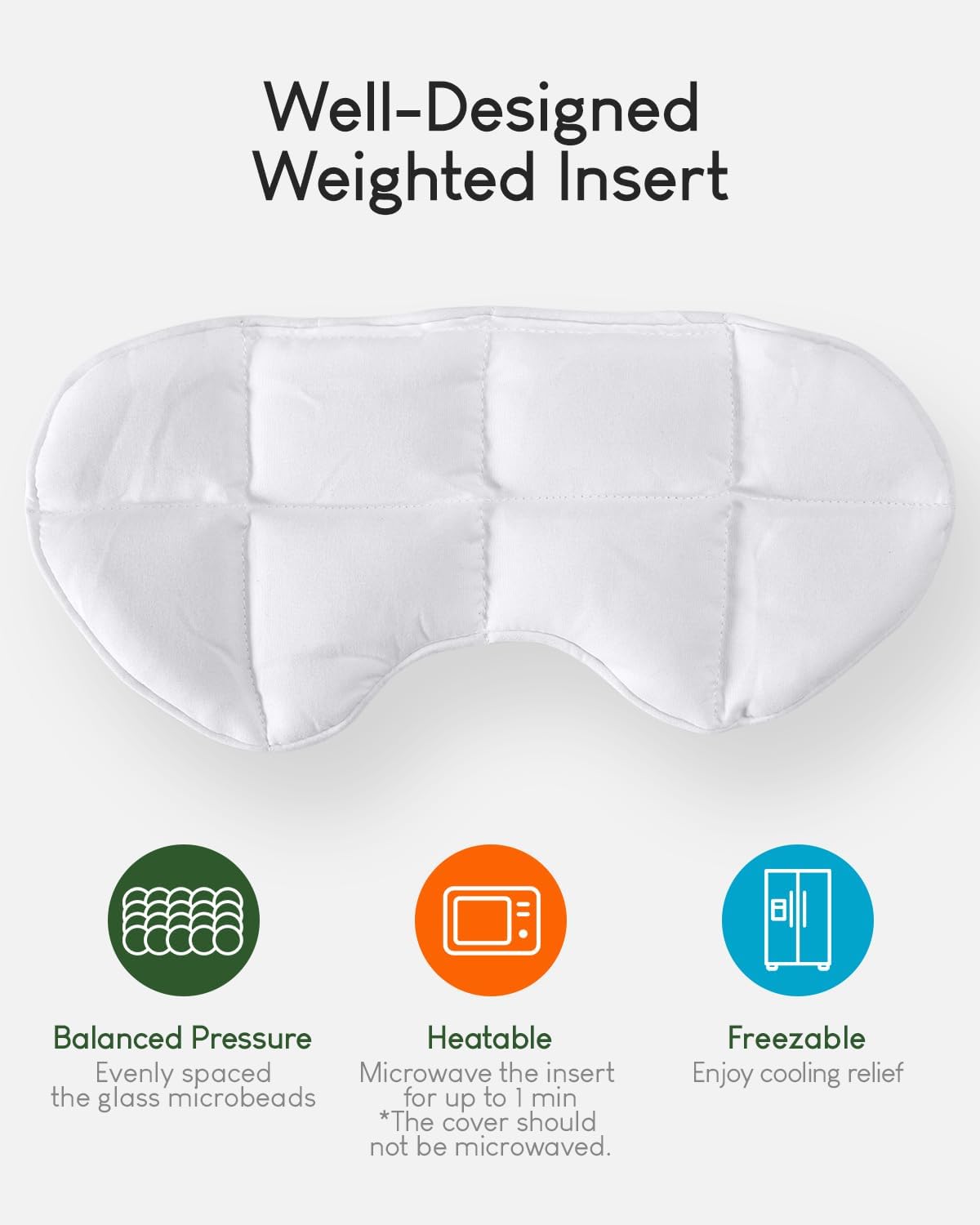 Sivio Weighted Eye Mask for Sleeping, Blackout Sleep Mask for Women & Men