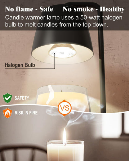 White Candle Warmer Lamp