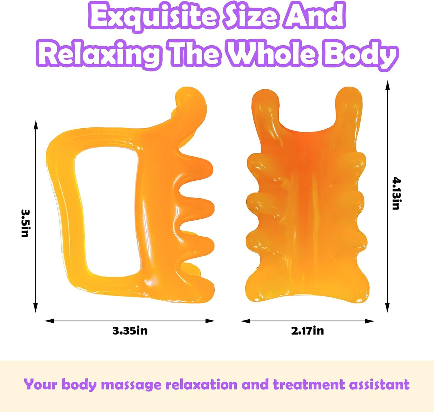 Upgrade Fascia Massage Blaster Tool for Myofascial Release, Cellulite, Muscle Knots, Trigger Points (Resin) Large Cellulite Massager Tool for Body Tension Relief Promote Lymphatic Circulation