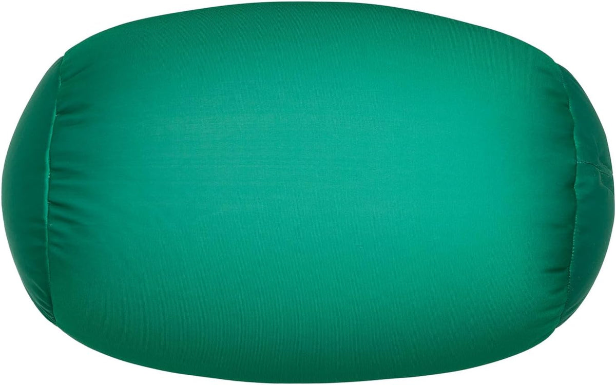 Squishy Microbead Neck Pillow, 7Inch x 12Inch Soft Travel Body Bed Pillow Bean Pillow for Kids Adult Chair Sleeping Car Seat, Fun Dormroom (Sky Blue)