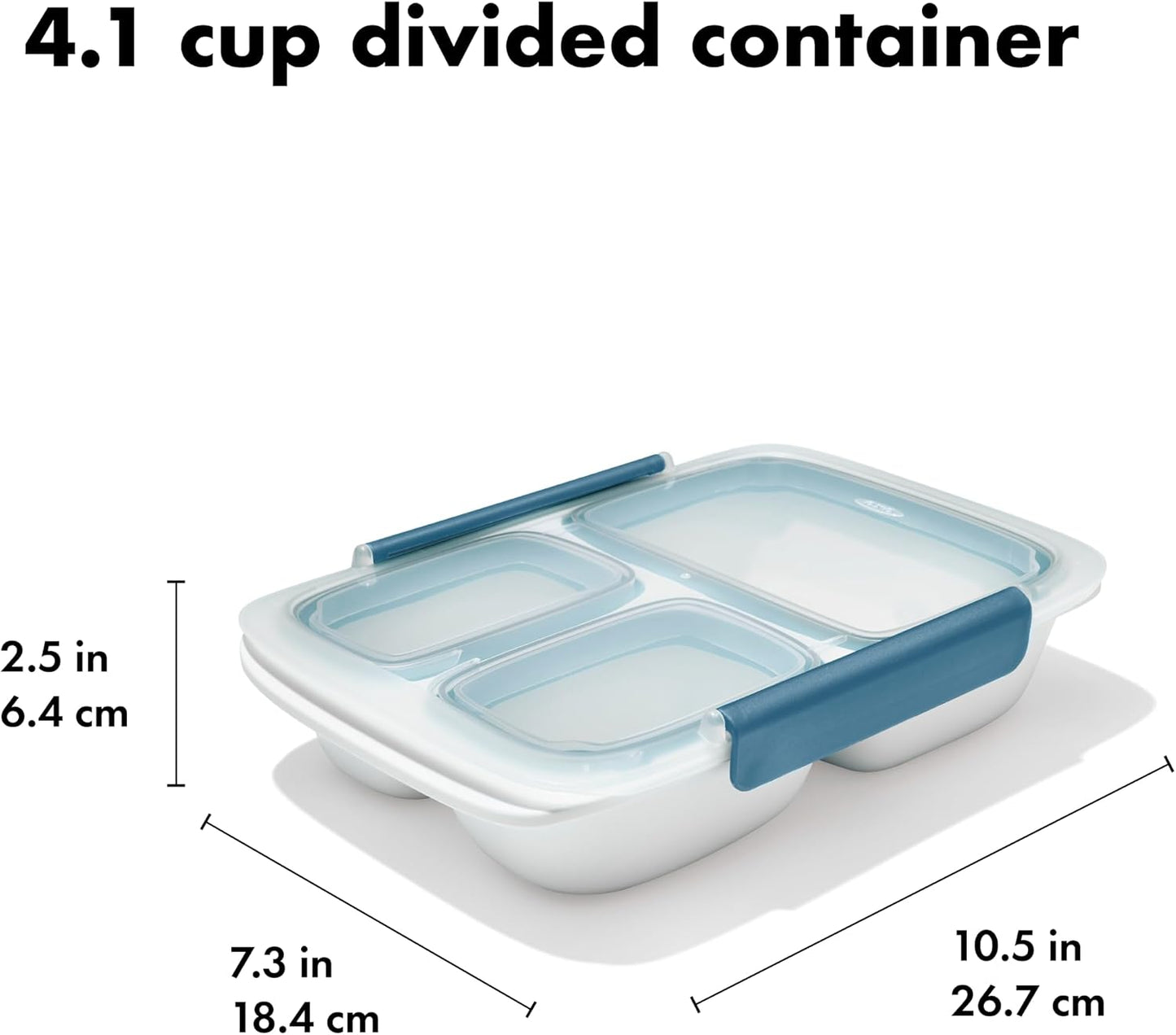 OXO Good Grips Prep and Go Container With Colander - Ocean Blue
