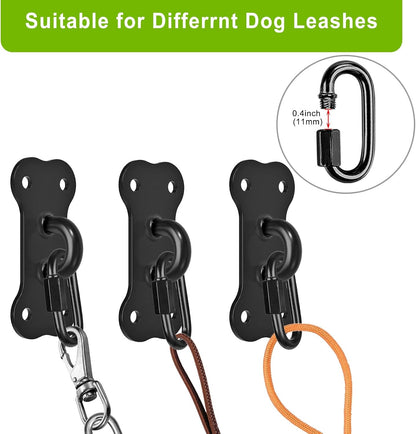 Wall Mount Dog Leash Holder, Heavy Duty Fully Welded Hook, 1 Pack | Convenient for Lead Management, Simple Installation, Sturdy Structure Suitable for Indoor, and Outdoor Use