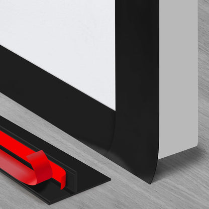 Benory T-Shaped Silicone Door Weather Stripping, Clear, 1.38" W x 20 ft | T-shaped design helps the seal stay in place on door frames while reducing drafts, energy loss, and outside noise