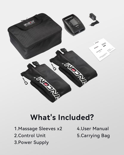 CINCOM Cordless Leg Recovery Compression System, Large | with Dynamic Compression Massage Technology - 3 Different Sizes for Everyone