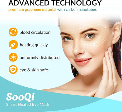 Rechargeable Heated Eye Mask for Dry Eyes, Blepharitis & Eye Fatigue