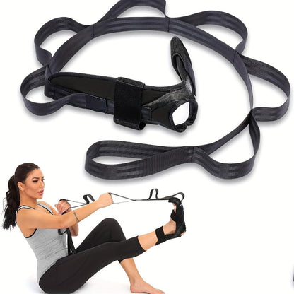 Leg Stretching Strap with Loops, Yoga Strap Foot and Calf Stretcher Band Stretch Bands Leg Stretcher Belt for Stretching Equipment Exercise Flexibility