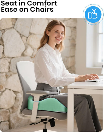 Benazcap Memory Foam Seat Cushion, Ergonomic Office Chair Pressure Relief