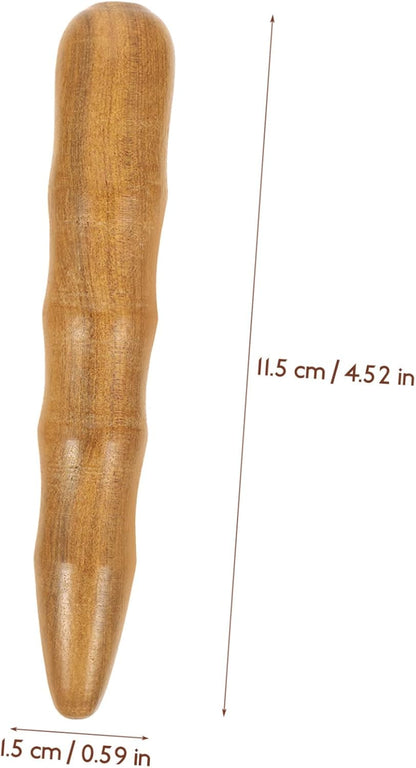 VICASKY 2Pcs Wooden Massage Sticks for Foot and Hand Acupressure Premium Wood Smooth Rounded Surface for Relaxation and Easy to Hold Indoor Outdoor Use