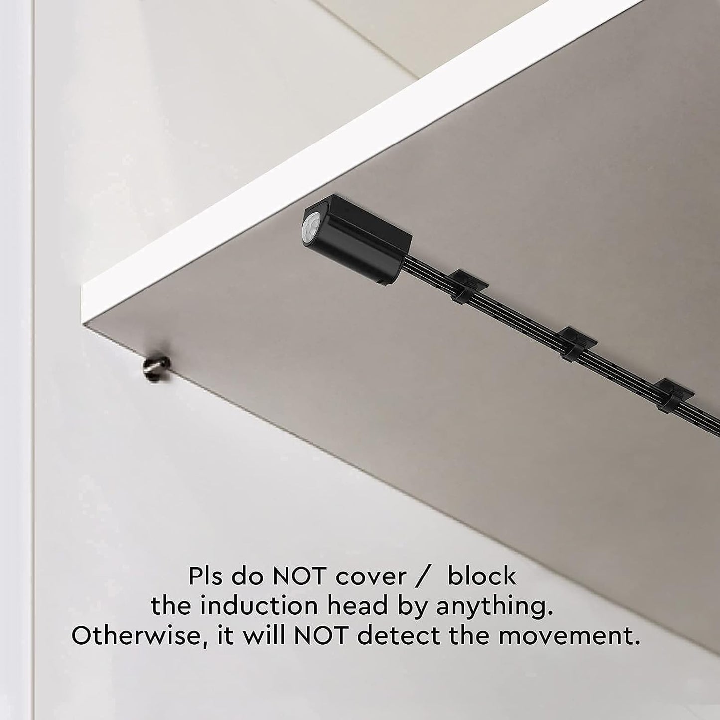 Motion Sensor Detection LED Light Strip Kit. Plug in. Perfect to Work as Motion Activated Lighting for Under Cabinets Closets Wardrobe Hallway Stairs Beds Kitchen. 4-Flex-Strip. Warm White 2700K.