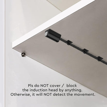 Motion Sensor Detection LED Light Strip Kit. Plug in. Perfect to Work as Motion Activated Lighting for Under Cabinets Closets Wardrobe Hallway Stairs Beds Kitchen. 4-Flex-Strip. Warm White 2700K.