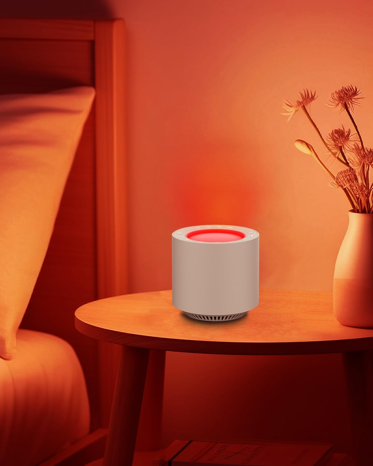 Red Light Therapy White Noise Sleep Sound Machine for Baby