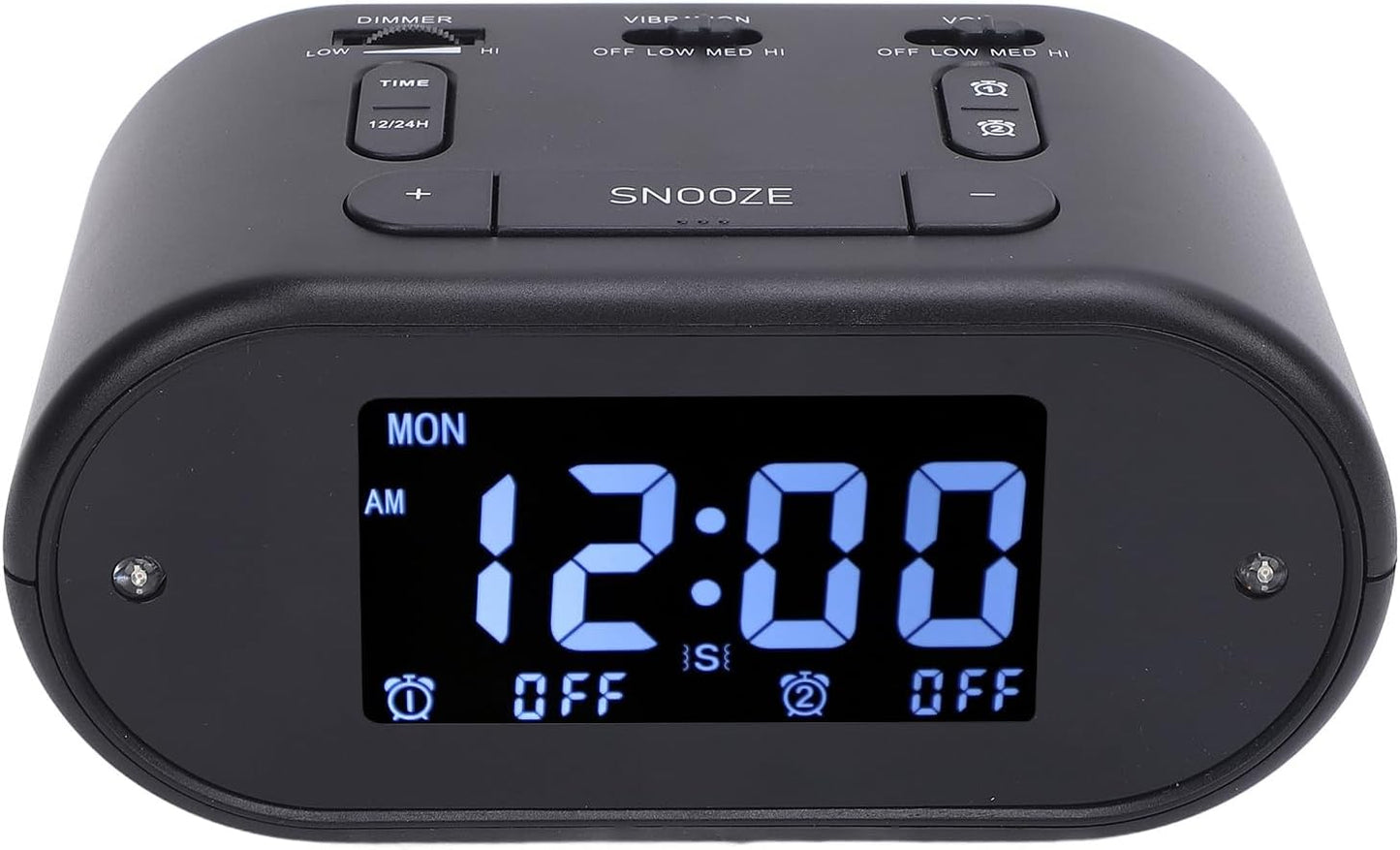 ZJchao Large Alarm Clock Bed Shaker Dual Vibrating Alarm Clock Heavy Sleepers