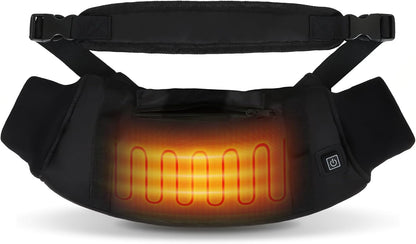 Heated Hand Warmers Pouch Electric Heated Hand Muff with 3-Level Heat Setting, Adjustable Strap, 2 Pocket, and USB Plug Hand Warmer Pouch for Hunting, Football, Golf, Fishing, Camping(No Power Bank) | Electric Heated Hand Muff for Hunting, Football,
