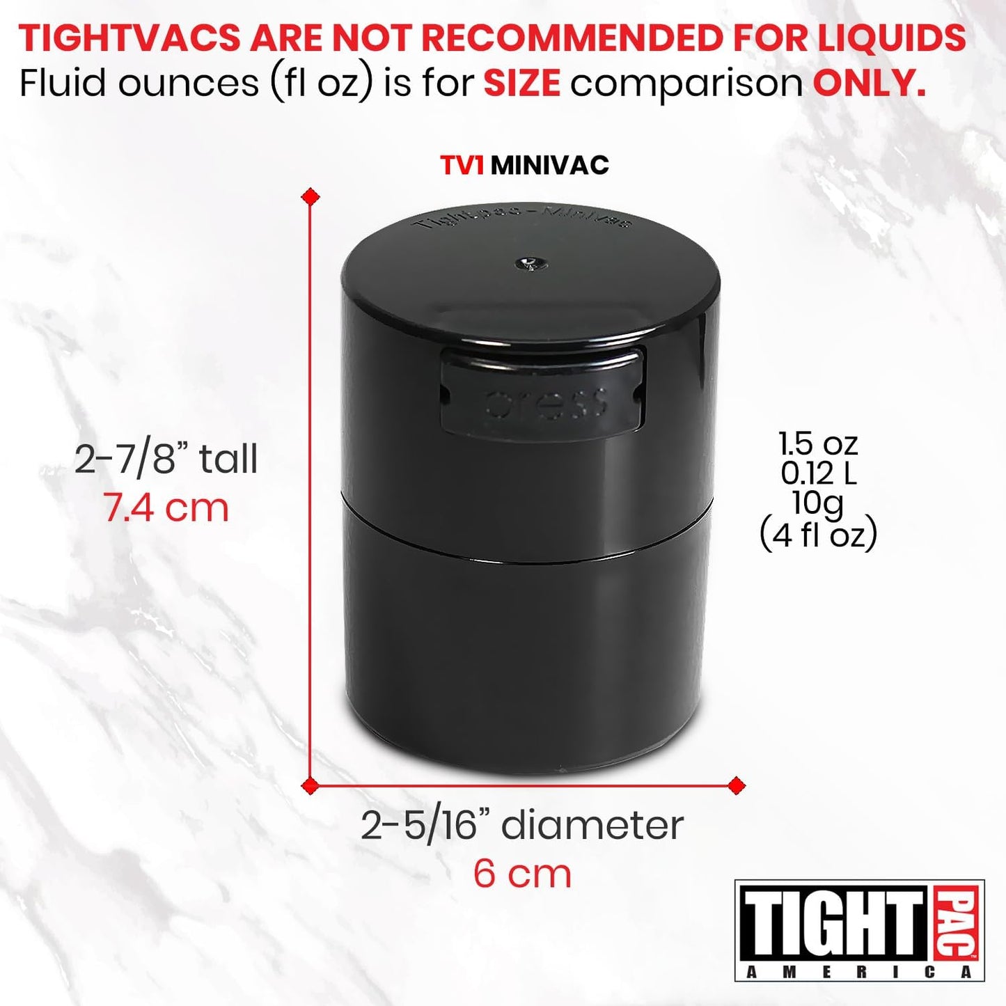 Minivac - 10g to 30 grams Airtight Multi-Use Vacuum Seal Portable Storage Container for Dry Goods, Food, and Herbs - Green Clear