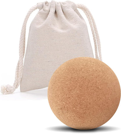 KITWILD Cork Peanut Massage Ball | Peanut Double Lacrosse Massage Ball, Deep Tissue Muscle Massage, Myofascial Release, Muscle Knots, Yoga Therapy