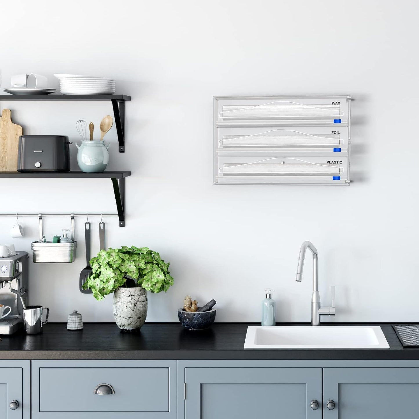 Tin Foil Organizer for Drawer | 12 Labels