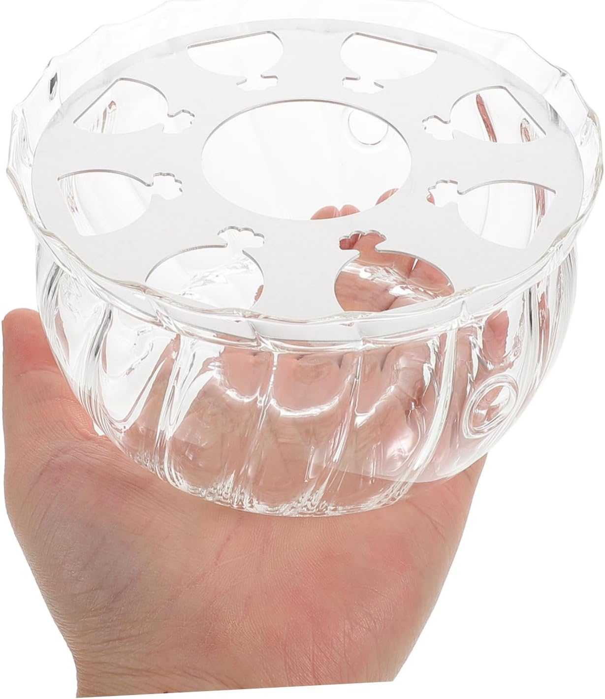 HEALLILY Teapot Warmer Glass Candle Heater Base for Tea Food Elegant Design for Teapots Easy to Clean Maintain for Home Office Use