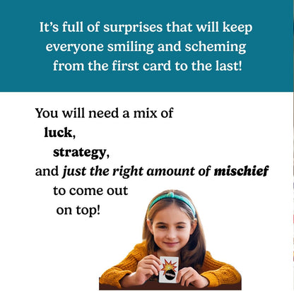 Elimino Family Card Game – Fast-Paced Game of Luck & Sabotage | Ages 7+
