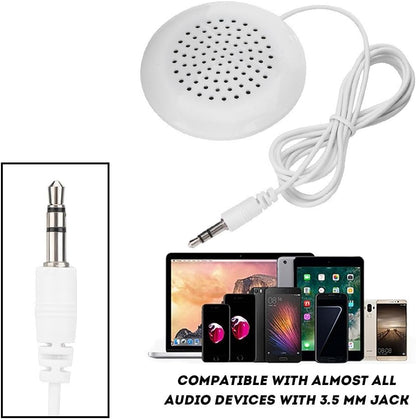 Vbest life Portable Speaker, New DIY Under Pillow Speaker 3.5mm Mini Stereo Speaker for MP3 Phone CD