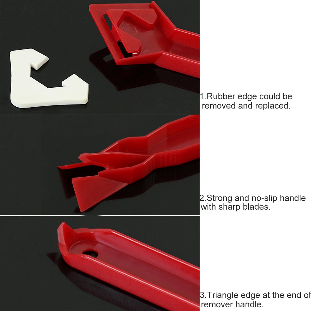 GOOCHAN 2-Piece Caulking Tool Kits,Caulking Smoother and Remover