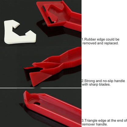 GOOCHAN 2-Piece Caulking Tool Kits,Caulking Smoother and Remover