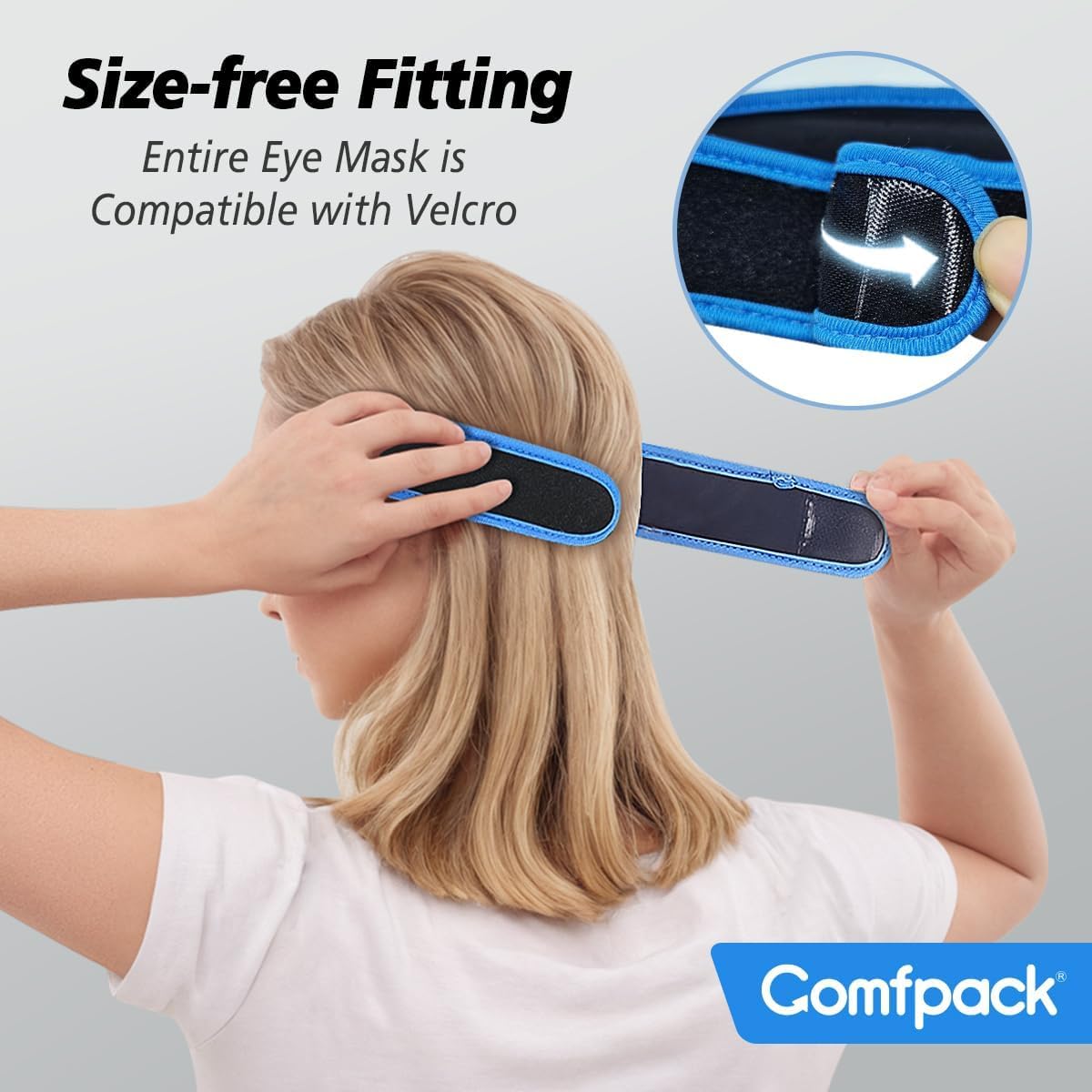 Warm Compress for Eyes - Removable Microwavable Eye Mask with Moist Heat for Dry Eyes, Blepharitis & MGD, Chalazion, Remove Styes, Sinus Relief, Eye Heating Pad, Gift for Women Men
