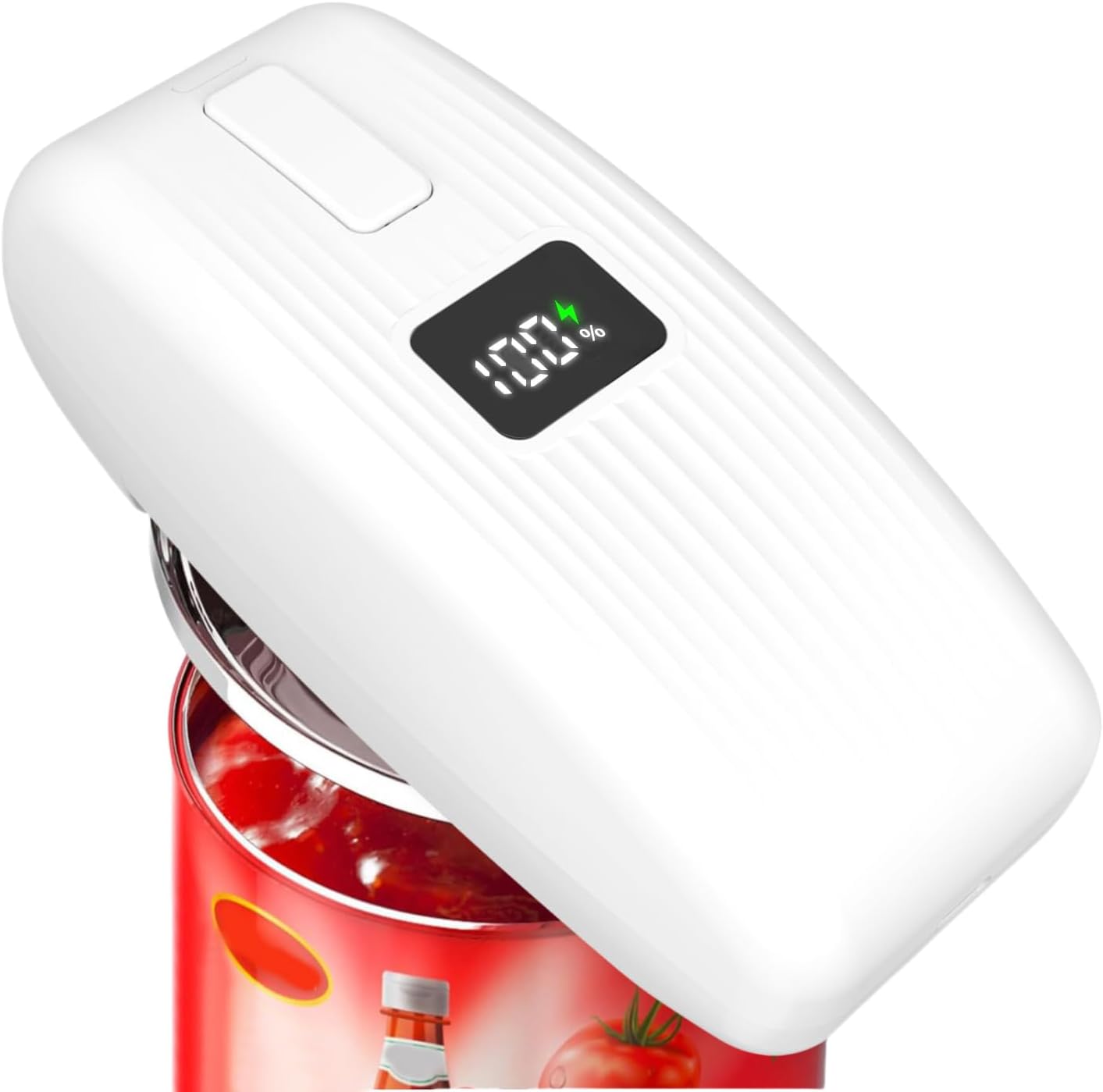 Electric Can Opener with LED Display, Can Opener Electric for Seniors | One-Touch USB Rechargeable Battery Automatic Can Opener for Kitchen or Arthritis, Hands-Free, Smooth Edge, Compact, Cordless
