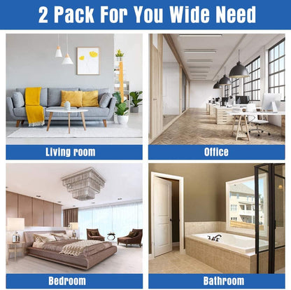[New Upgrade] Huge Gap Door Draft Stopper, 3.4" W Widened Door Sweep Seal Gap Up to 1.8" for Interior & Exterior Doors - Keeping Draft, Noise, Dust and Unwanted Animals Out,3.4" W x 39" L,White