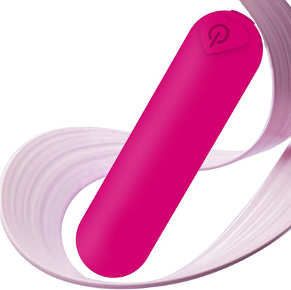 Mini Handheld Electric Back Massager Waterproof Quite Massager, Portable Massager for Back Neck Shoulder Body,Light Purple