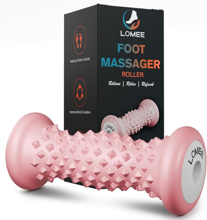Foot Roller Massager for Plantar Fasciitis, Foot Arch and Heel Pain Relief | Deep Tissue Muscle Massage, Feet Ergonomic & Rounded Top Design