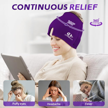Migraine Relief Cap, Soothing Headache Ice Face Mask Products
