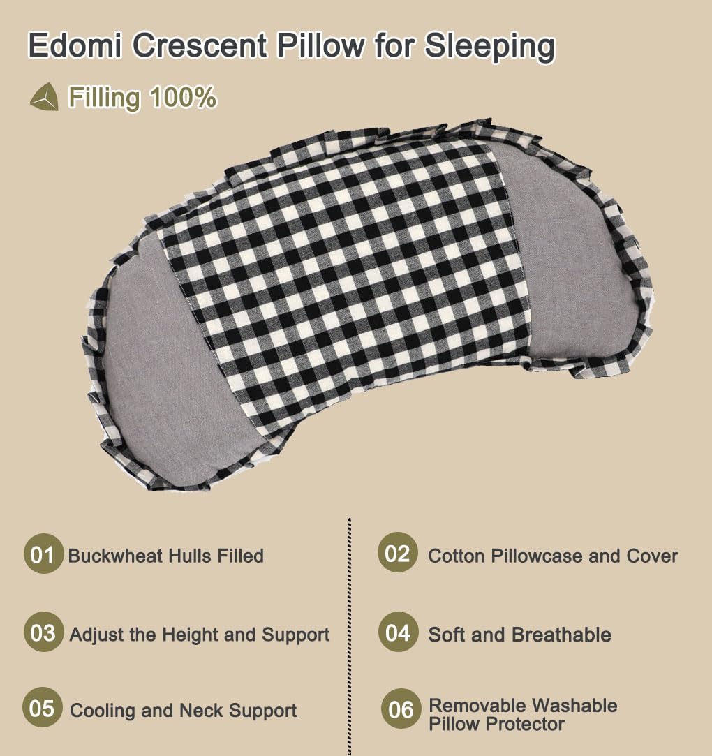 Buckwheat Cervical Neck Roll Pillow,17.7"x5.9" Firm Support Neck Bolster with Washable Cover, Adjustable Hard Cylinder Round Pillow with Buckwheat Hulls, for Office Lunch Breaks Sleeping,Pink