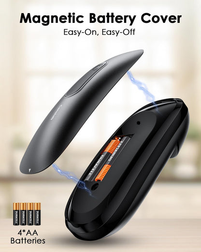 Canslab Core Electric Can Opener_One Touch Auto Stop, 4 AA Battery Powered | Handsfree Smooth Edge Can Openrer for kitchen, Easy for Seniors with Arthritis, Food Safe, for Small / Large Cans, Black