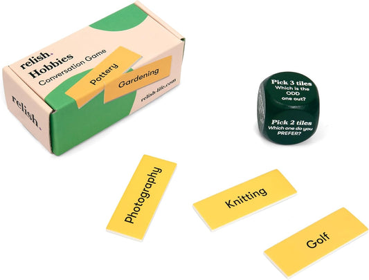 Relish - Dementia Game, Link & Think Hobbies Conversation Card Game - Alzheimer's Activities & Products, Games & Toys for Elderly/Seniors