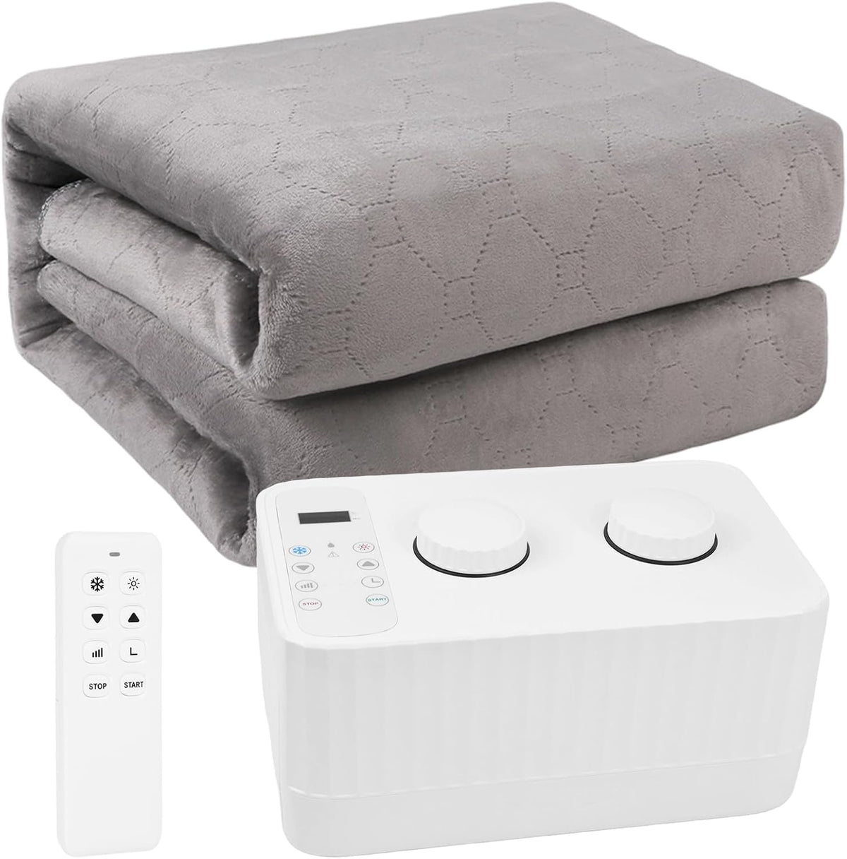 Upgraded Version Water-Cooled Bed Cooling System - Elegant & Compact Bed Cooler for Hot Sleepers, Deep, Restorative Sleep - Dual-Sided Cooling Mattress Pad & Precise Temperature Control（80 * 180 CM）