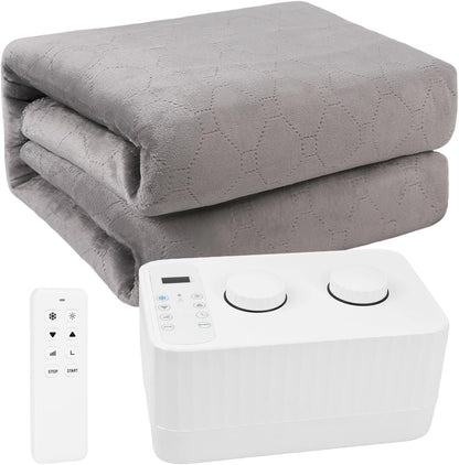 Upgraded Version Water-Cooled Bed Cooling System - Elegant & Compact Bed Cooler for Hot Sleepers, Deep, Restorative Sleep - Dual-Sided Cooling Mattress Pad & Precise Temperature Control（80 * 180 CM）
