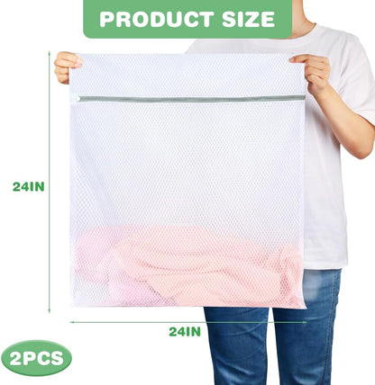 Tenn Well 3Pcs Mesh Laundry Bags For Shoes Sneakers Fits Size 12 | Mesh bags for trainers, tennis shoes, slippers, washing machine safe