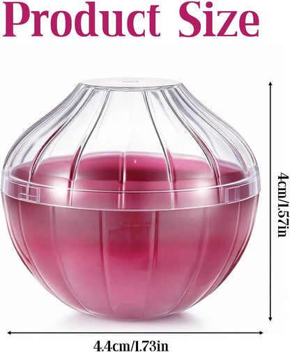 Reusable Onion & Tomato Storage Containers, Fruit and Vegetable Keeper Saver for Fridge Onions Keeper for Refrigerator Onions Holder Storage Vegetable Crisper Makes Food Stays Fresh Longer