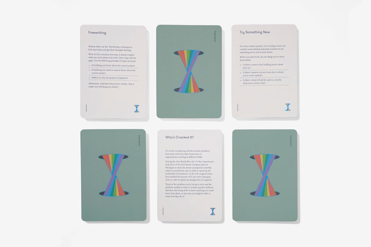 Inspiration Cards: 52 exercises to stimulate creativity, playfulness and innovative thinking