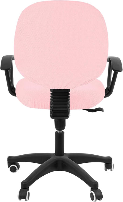 Smiry Office Computer Chair Armrest Covers, 2PCs Anti-dust Arm Rest Pad | Removable Washable Desk Chair Arm Pad Covers, Grey
