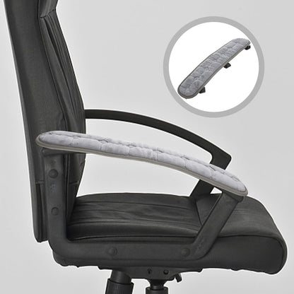 Gatuida 1 Pair Office Chair Armrest Covers, Elastic Removable Arm Rest Pads for Elbows and Forearms Pressure Relief, Office Seat Hand Rest Protector for Gaming Lounge Chairs, 17.69 x 3.93 Inch, Black