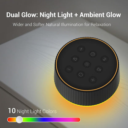 White Noise Machine with Night Light for Sleeping