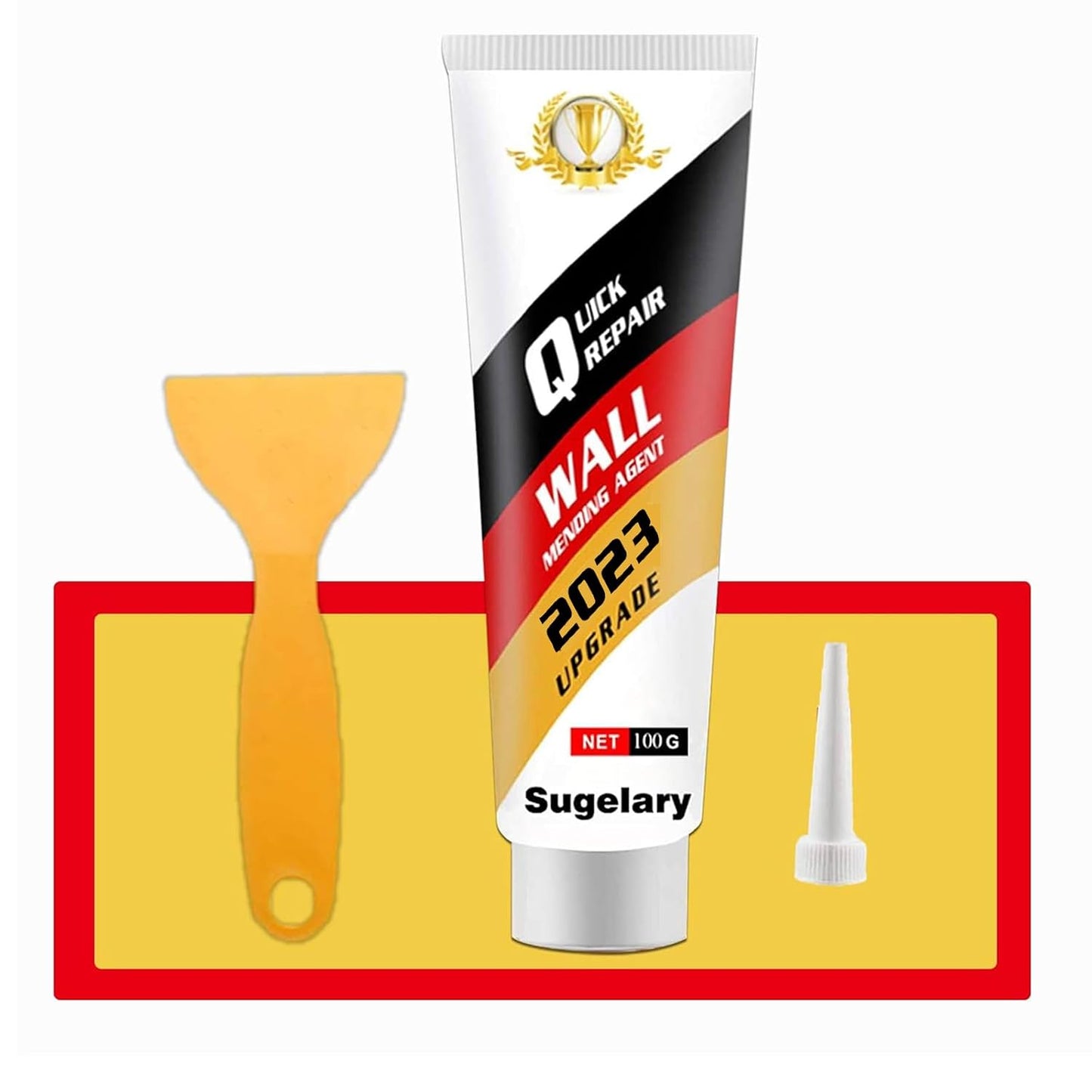 Drywall Patch Repair Kit with Scraper, Wall Spackle Repair Paste, Wall Mending Agent Quick and Easy Solution to Fill the Holes for Home Wall, Plaster Dent Repair and Wood Scratch Repair