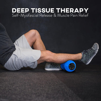 Vibrating Peanut Massage Ball, Deep Tissue, Black | Vibrating peanut, 4 intensity levels, Cordless & rechargeable, Auto shut-off, For neck, back & feet, Deep tissue relief