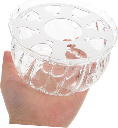 SOLUSTRE Glass Tea Kettle Warmer Tea Light Heater Stand for Teapot Food Warmer Accessory
