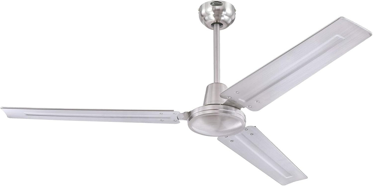 Westinghouse 7840900 Industrial Ceiling Fan, 56-Inch, White