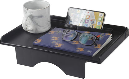 Forzaddik Floating Nightstand Bed Side Shelf Tray, for Bunk Bed/Kids Room | Bedside shelf tray with cup holder, phone/tablet slots, cable holders. Clamp fits 0.6"-3.4" bed frames.Easy install