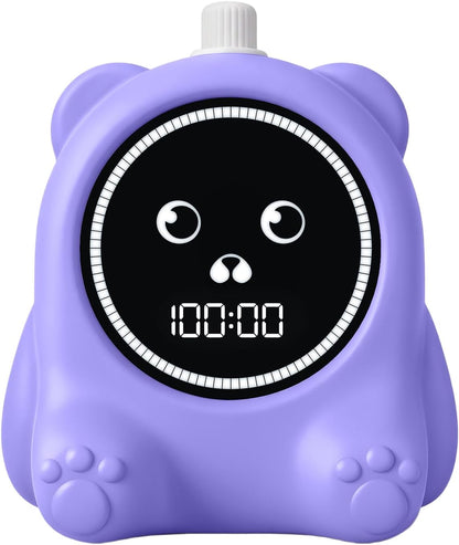 Visual Timer for Kids, 100 Min, Rechargeable Countdown Timers, Adjustable Sound Alert, Adjustable Brightness, Productivity Timers for ADHD, Silent Operation, Desk Time Management Tool for Toddler