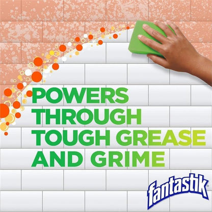 Fantastik All Purpose Cleaner, Multipurpose Surface Cleaner & Kitchen Grease Removal, Packaging Designed to Prevent Leakage and Breakage, Fresh Scent, 32 Fl Oz